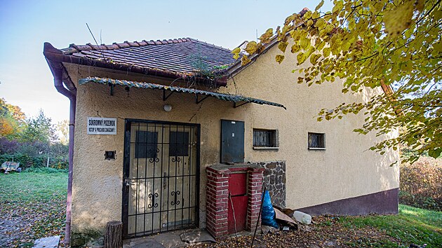 Chata, kde se měl podle médií tajně scházet slovenský expremiér Robert Fico s advokáty a dalšími lidmi spojenými se slovenským podsvětím. Nachází se v obci Velký Ďur nedaleko Nitry. (27. října 2021)