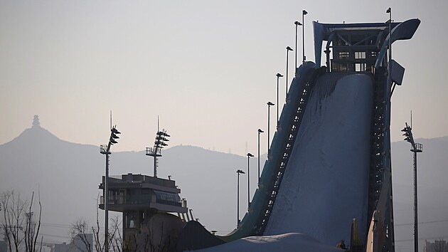Mstek pro olympijsk zvod v Big Airu na hrch v Pekingu