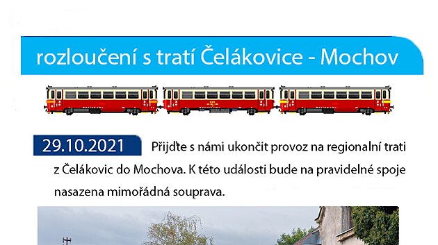 Plakt Rozlouen s trat elkovice - Mochov