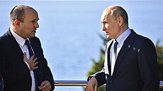 V Soči jednal ruský prezident Vladimir Putin s izraelským premiérem Naftalim...