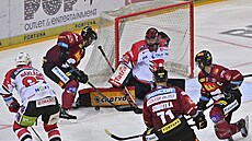 Utkání 18. kola hokejové extraligy: HC Sparta Praha - HC Dynamo Pardubice....