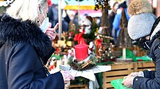 Adventní trhy v Rakousku bhem pandemie. (26. listopadu 2020)