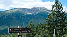 Nejvy��í hora Colorada Mount Elbert.