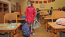 T�ída na Základní �kole J. �oupala v Ostrav�-Porub�.