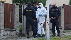Policisté vyetují incident v rodinném dom v Pstruhové ulici v Plzni, kde...