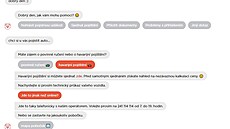 Chatbot poradí pi eení pojistné události
