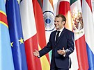 Také francouzský prezident Emmanuel Macron se zúastnil summitu G20. (30. íjna...