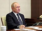 Ruský prezident Vladimir Putin se na summit G20 pipojil online. (31. íjna...
