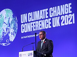 Prezident summitu Alok Sharma zahjil COP26 (31. jna 2021)