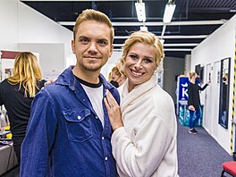 Jakub Necpál a Andrea Sestini Hlaváková v zákulisí StarDance XI