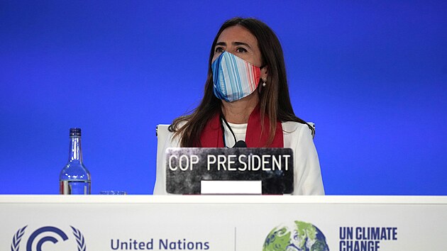 Prezidentka loňského summitu a chilská ministryně pro životní prostředí Carolina Schmidtová hovořila na zahájení COP26. (31. října 2021)