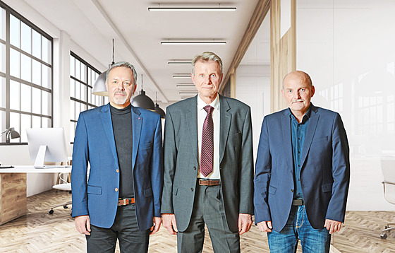 Majiteli společnosti Semix Pluso jsou již více než čtvrt století Michal Čižmár (vlevo), Kamil Lisal (uprostřed) a Pavel Kratochvíl (vpravo).