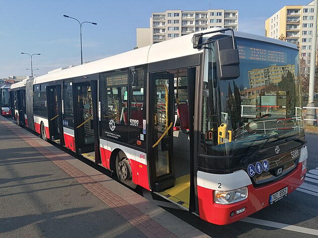 Vtina idi autobusu asto nedokoní jízdu z dvodu osobní poteby koupit si cigarety, noviny nebo pití v trafice.Pesto, e to mají ve slub povolené a pi erpání pestávky, tvrdí tenáka. Foceno v Horikov ulici na Jiním Mst.
Praha,Hor