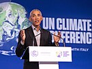 Americk exprezident Barack Obama na klimatickm summitu COP26 v Glasgow (8....