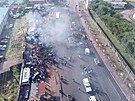 V hlavním mst afrického státu Sierra Leone pilo o ivot po explozi cisterny...