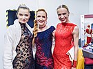 Marika oposká, Tereza Prucková a Lenka Nora Návorková v zákulisí StarDance XI