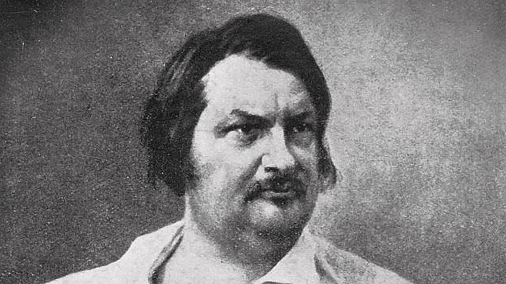 Spisovatel Honoré de Balzac