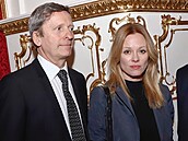 David Pracha� a Linda Rybová (Praha, 5. ledna 2020)