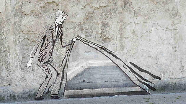 Virtuální aplikace Slovácký Banksy ukazuje umělecká díla na významných místech Uherského Hradiště.