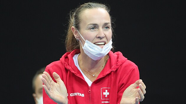 Bývalá tenistka Martina Hingisová na švýcarské lavičce