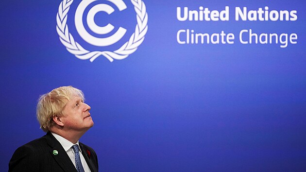 Ve skotskm Glasgow se kon klimatick konference COP 26. Na snmku je britsk premir Boris Johnson. (1. listopadu 2021)