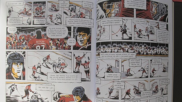 st knihy se vnuje i nezapomenutelnmu spchu, kdy hokejist vyhrli olympidu v Naganu.