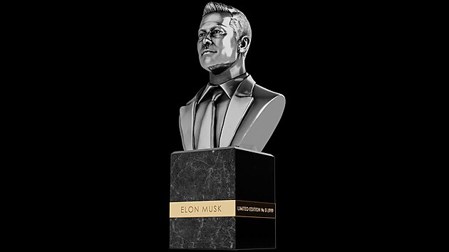 Busta Elona Muska z kolekce Caviar Visionaries
