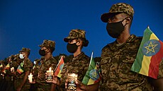 Pieta za etiopské vojáky padlé ve válce s TPLF (3. listopadu 2021)