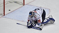 Utkání 22. kola hokejové extraligy: HC Ocelái Tinec - Rytíi Kladno. První...