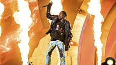 Americký rapper Travis Scott na hudebním festivalu Astroworld v americkém...