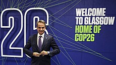 Ve skotském Glasgow se koná klimatická konference COP 26. Na snímku je ecký...