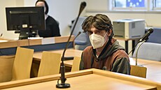 Ob�alovaný Roman Valigura v jednací síni zlínské pobo�ky Krajského soudu Brno.