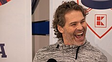 Jaromír Jágr na tiskové konferenci