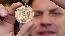 Bronzová medaile Rudolfa Burkerta ze zimních her ve Svatém Mořici.