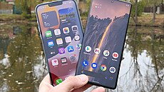 Google Pixel 6 Pro a Apple iPhone 13 Pro Max