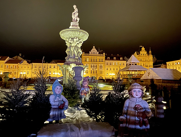 Adventní trhy na hlavním bud�jovickém nám�stí