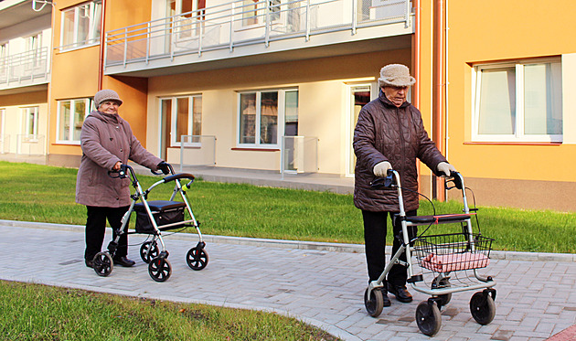 Nová budova domova dchodc v Tmavém Dole