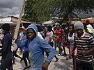Po únosu skupiny misioná vypukly na Haiti protesty proti ádní gang a...