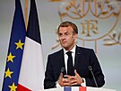 Francouzský prezident Emmanuel Macron (20. záí 2021)