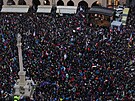 Demonstrace hnutí Oteveme esko-Chcípl PES a dalích desítek uskupení proti...