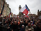 Demonstrace hnutí Oteveme esko-Chcípl PES a dalích desítek uskupení proti...