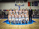 eské hráky ped úvodním zápasem kvalifikace na Eurobasket 2023. Horní ada:...