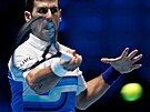 Novak Djokovi na turínském Turnaji mistr