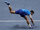 Novak Djokovi na turínském Turnaji mistr