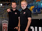 Hradetí trenéi Ladislav ihák (vlevo) a Tomá Martinec