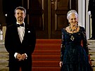 Dánský korunní princ Frederik a královna Margrethe II. (Berlín, 10. listopadu...