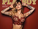 Raperka Sharlota na obálce magazínu Playboy (prosinec 2021)