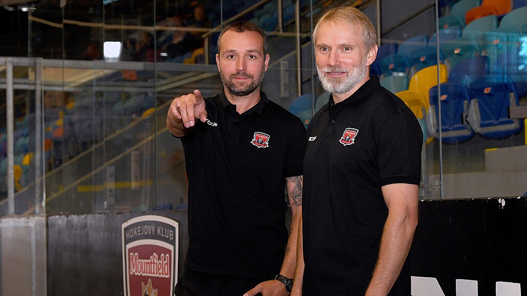 Hradečtí trenéři Ladislav Čihák (vlevo) a Tomáš Martinec