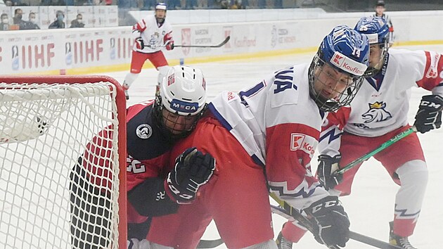 Česko - Norsko, olympijská kvalifikace o postup do Pekingu v hokeji žen.