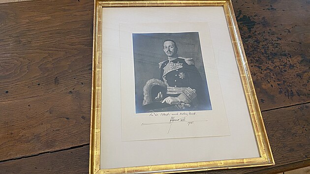 Obraz panlskho krle Alfonse XIII. je novm prstkem do kabinetu kuriozit na zmku Kynvart.